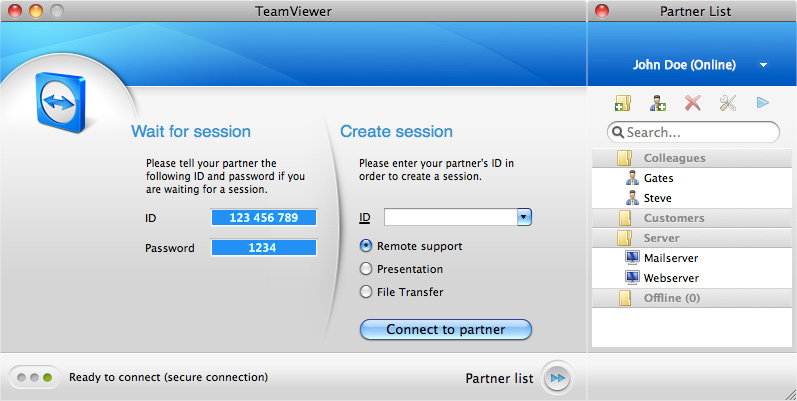 teamviewer for mac 10.7.5